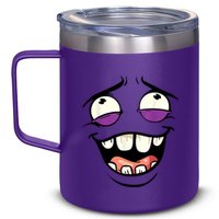 Funny Face Cartoon Laughing Face Expression Humor 12oz Stainless Steel Coffee Mug