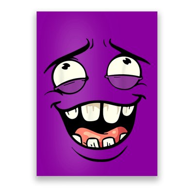 Funny Face Cartoon Laughing Face Expression Humor Poster