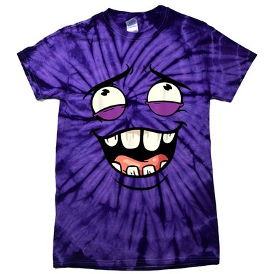 Funny Face Cartoon Laughing Face Expression Humor Tie-Dye T-Shirt