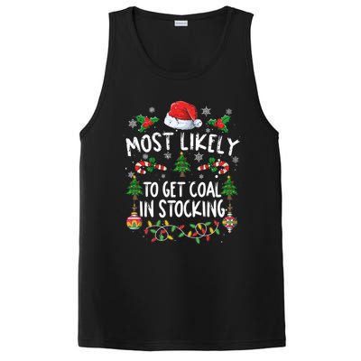 Funny Family Christmas Most Likely To Get Coal In Stocking Meaningful Gift PosiCharge Competitor Tank