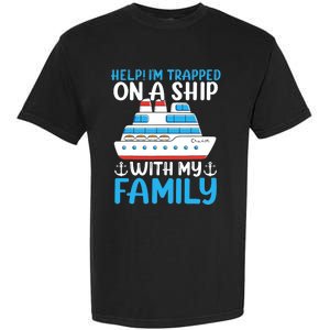 Funny Family Cruise Gifts Matching Vacation Group Cruising Garment-Dyed Heavyweight T-Shirt