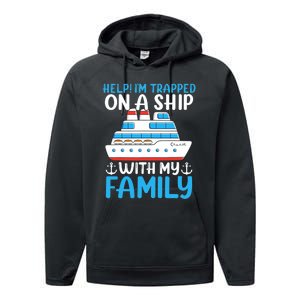 Funny Family Cruise Gifts Matching Vacation Group Cruising Performance Fleece Hoodie