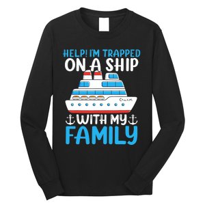 Funny Family Cruise Gifts Matching Vacation Group Cruising Long Sleeve Shirt