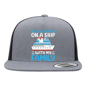 Funny Family Cruise Gifts Matching Vacation Group Cruising Flat Bill Trucker Hat