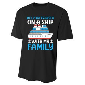 Funny Family Cruise Gifts Matching Vacation Group Cruising Performance Sprint T-Shirt