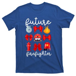 Future Firefighter Coquette Future Fire Funny Gift T-Shirt