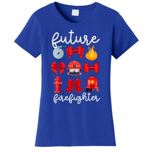 Future Firefighter Coquette Future Fire Funny Gift Women's T-Shirt