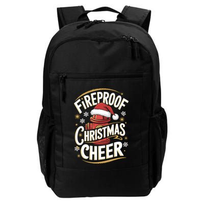 Firefighter Fireproof Christmas Cheer Cute Gift Daily Commute Backpack
