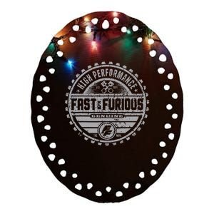 Fast & Furious Classic Garage Ceramic Oval Ornament