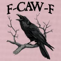 F-Caw-F - Funny Crow Black Crow, F-Caw-F Funny Black Bird 25L Jumbo Tote