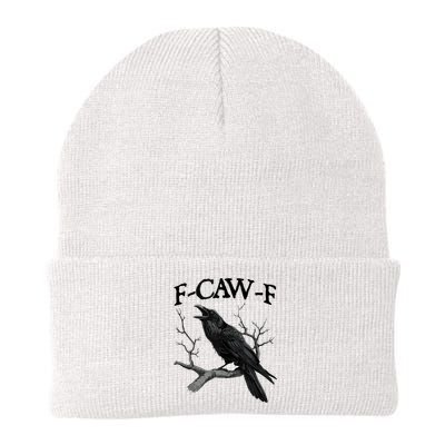 F-Caw-F - Funny Crow Black Crow, F-Caw-F Funny Black Bird Beanie
