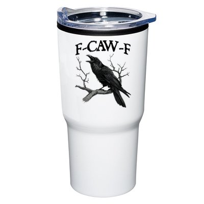 F-Caw-F - Funny Crow Black Crow, F-Caw-F Funny Black Bird Tumbler