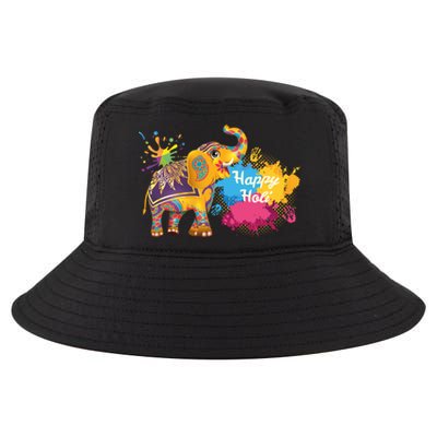 Funny Festival Colorful Elephant Color India Happy Holi Gift Cool Comfort Performance Bucket Hat