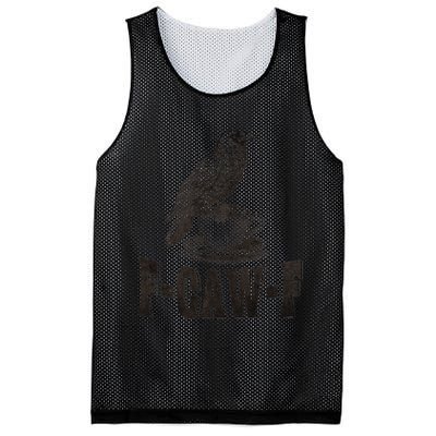 Funny F-CAW-F Crow Coffee Humor Graphic Gift Mesh Reversible Basketball Jersey Tank