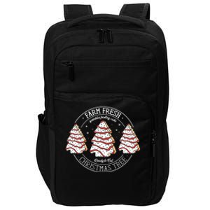 Farm Fresh Christmas Tree Cakes Funny ChristmasChristmas Gift Christmas In Ju Impact Tech Backpack