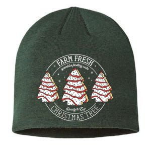 Farm Fresh Christmas Tree Cakes Funny ChristmasChristmas Gift Christmas In Ju Sustainable Beanie