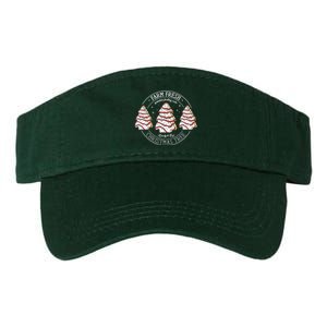 Farm Fresh Christmas Tree Cakes Funny ChristmasChristmas Gift Christmas In Ju Valucap Bio-Washed Visor