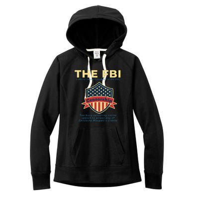 Funny FBI Censorship Conservative Gift Women's Fleece Hoodie