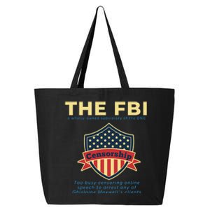 Funny FBI Censorship Conservative Gift 25L Jumbo Tote