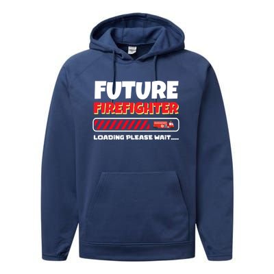 Firefighter Fire Costume Future Firefighter Tools Great Gift Performance Fleece Hoodie