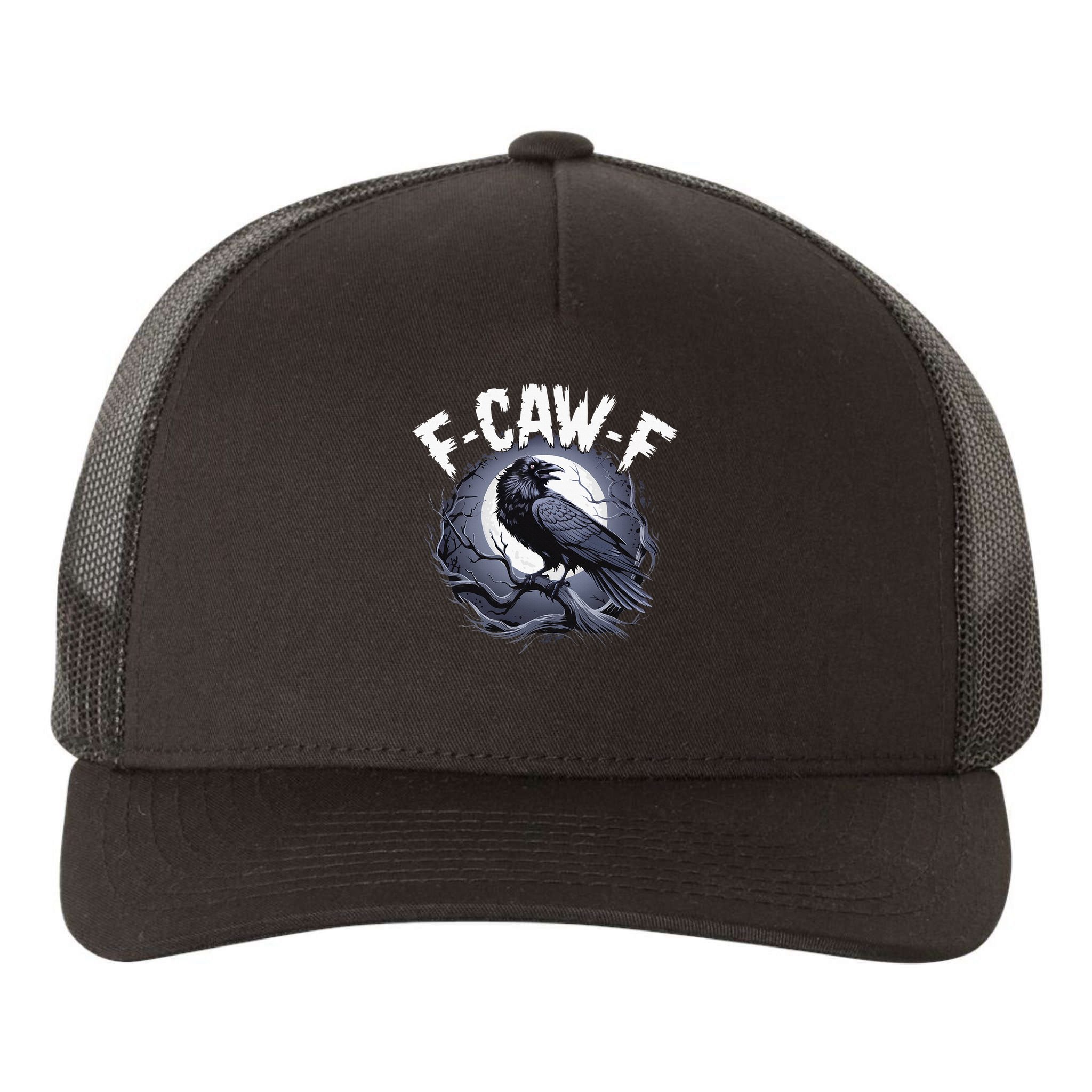 F-Caw-F  Yupoong Adult 5-Panel Trucker Hat