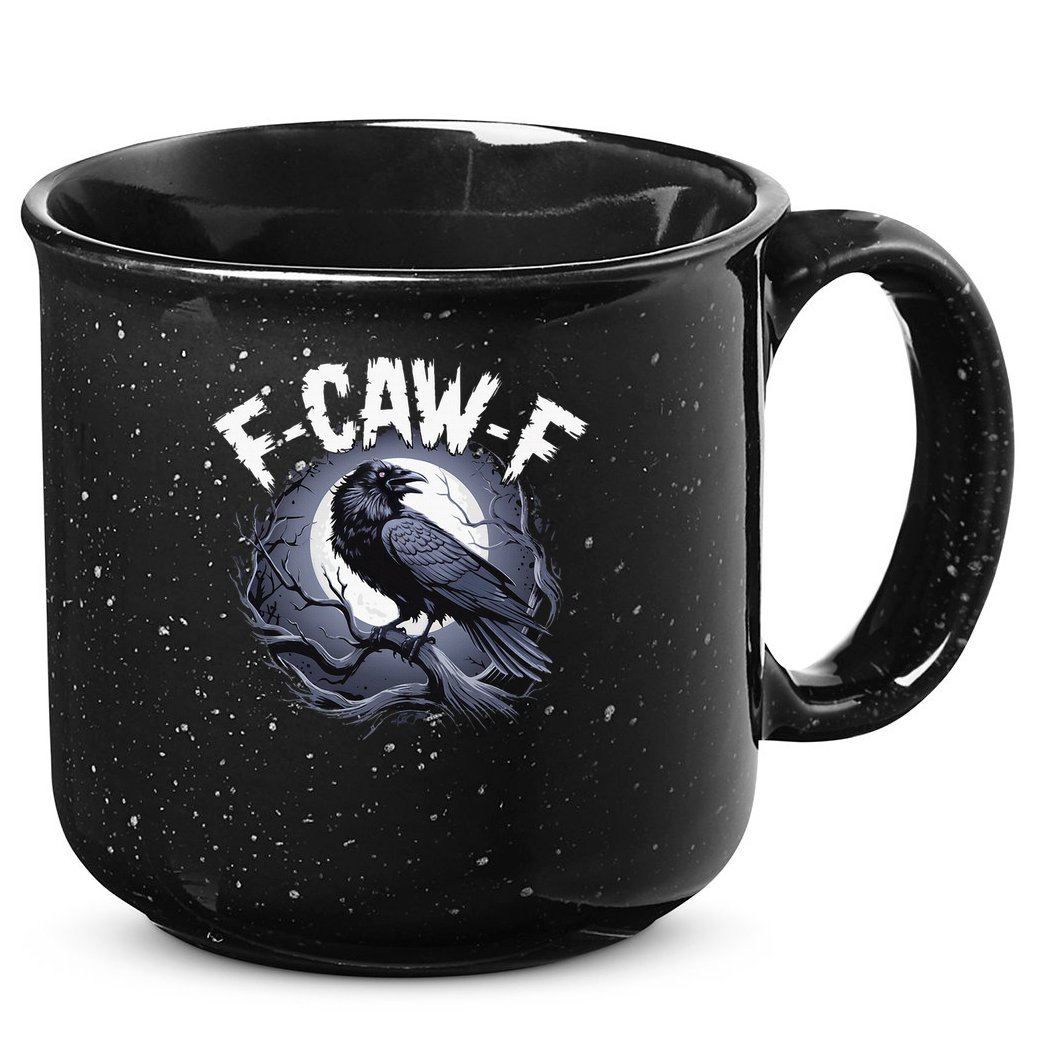 F-Caw-F  15oz Campfire Ceramic Mug