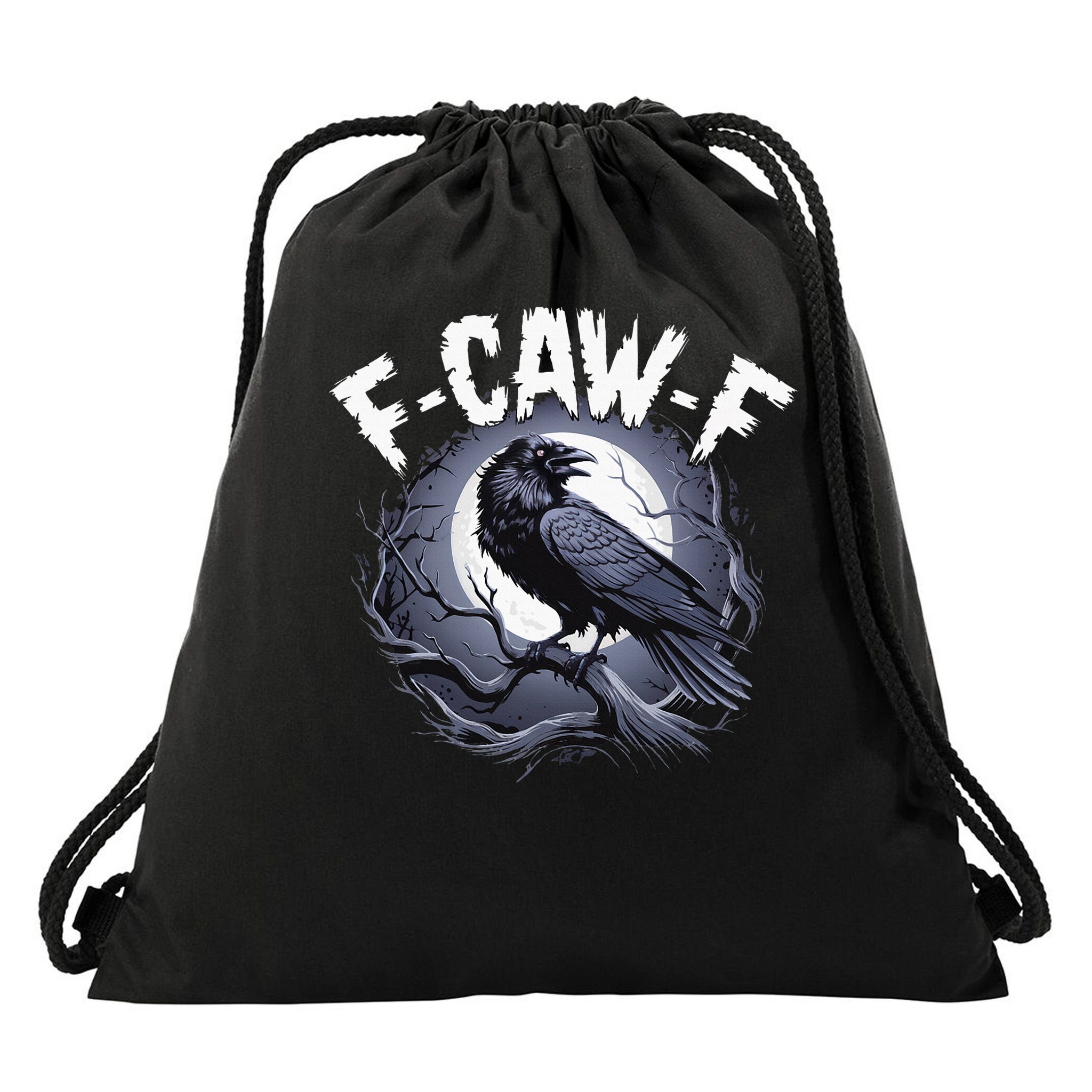 F-Caw-F  Drawstring Bag