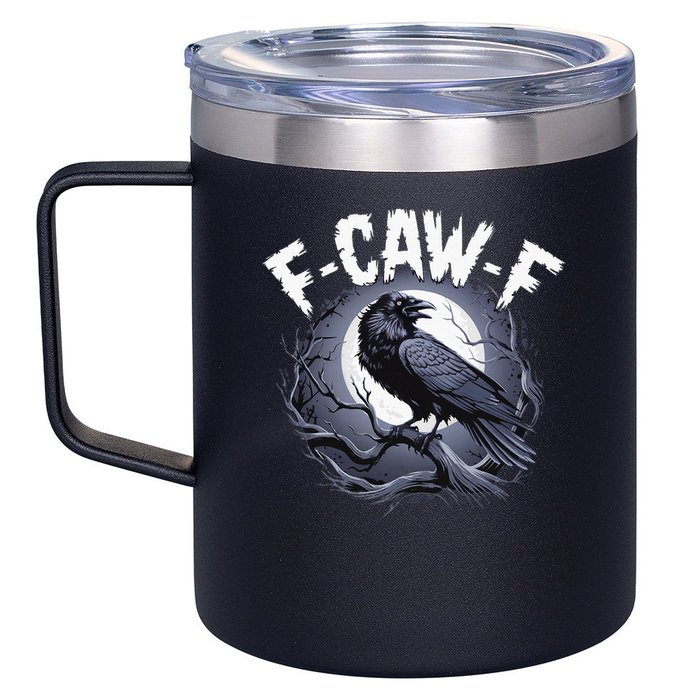 F-Caw-F  12oz Stainless Steel Coffee Mug