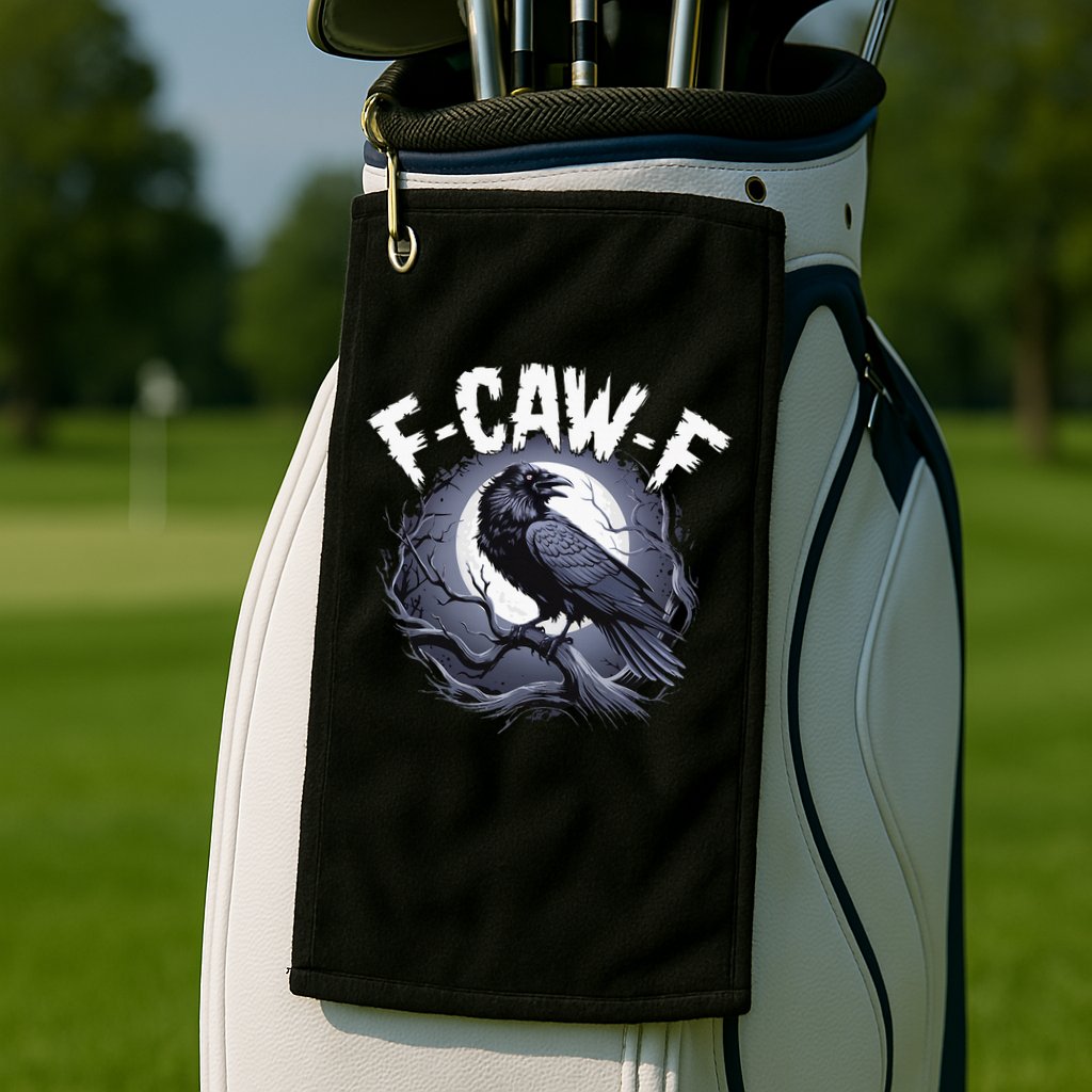 F-Caw-F  Golf Towel
