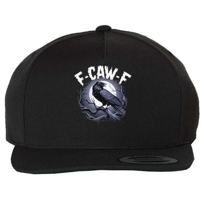 F-Caw-F  Wool Snapback Cap