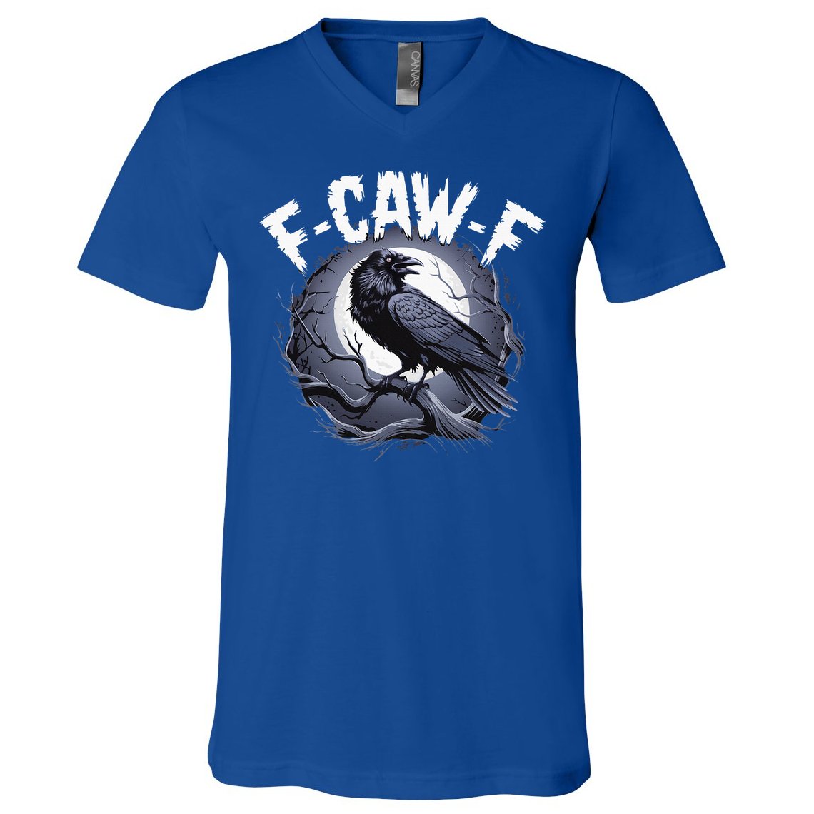 F-Caw-F  V-Neck T-Shirt