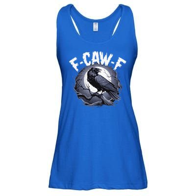 F-Caw-F  Ladies Essential Flowy Tank