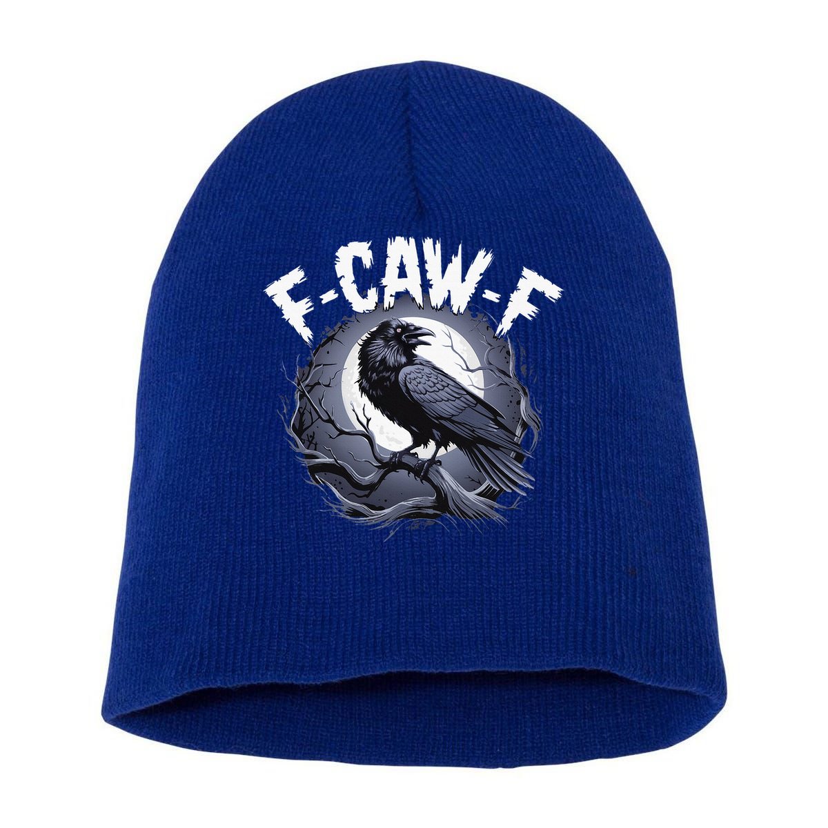 F-Caw-F  Short Acrylic Beanie