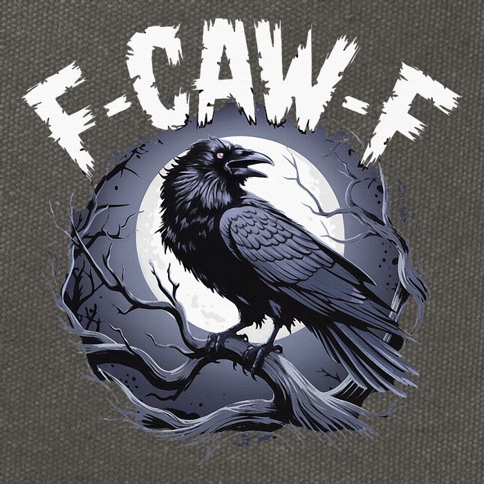 F-Caw-F  Cotton Canvas Backpack