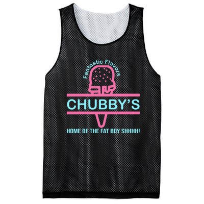 Fantastic Flavors ChubbyS Home Of The Fat Boy Shhhh Mesh Reversible Basketball Jersey Tank