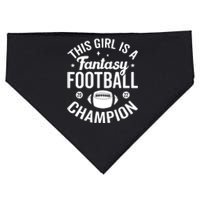 Fantasy Football Champion Statement Art USA-Made Doggie Bandana