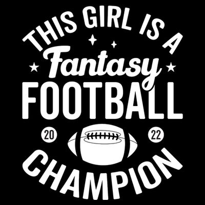 Fantasy Football Champion Statement Art T-Shirt