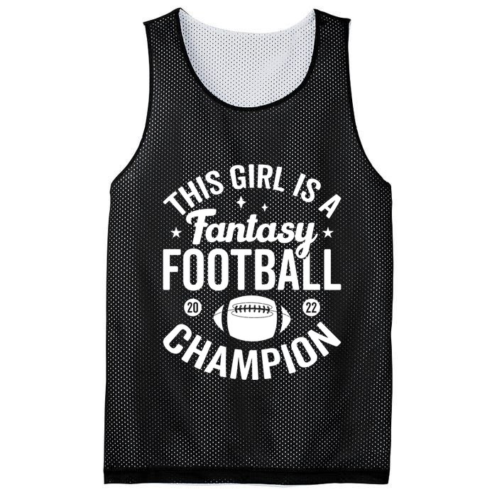 Fantasy Football Champion Statement Art Mesh Reversible Basketball Jersey Tank