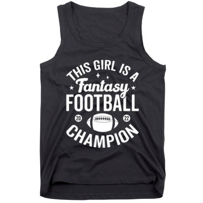 Fantasy Football Champion Statement Art Tank Top