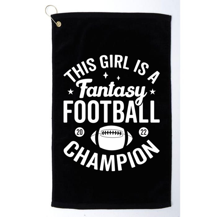 Fantasy Football Champion Statement Art Golf Towel