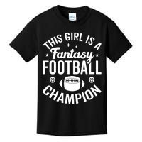 Fantasy Football Champion Statement Art Kids T-Shirt