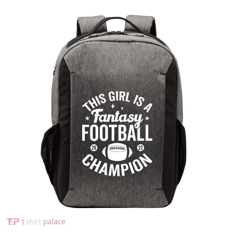 Fantasy Football Champion Statement Art Vector Backpack