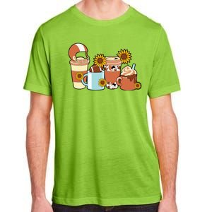 Football Fall Coffee Lover Adult ChromaSoft Performance T-Shirt