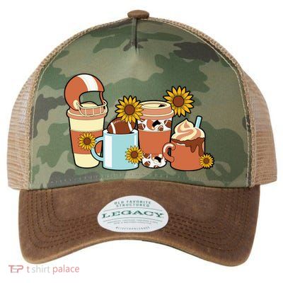 Football Fall Coffee Lover Legacy Tie Dye Trucker Hat