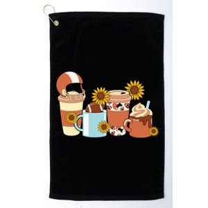 Football Fall Coffee Lover Platinum Collection Golf Towel