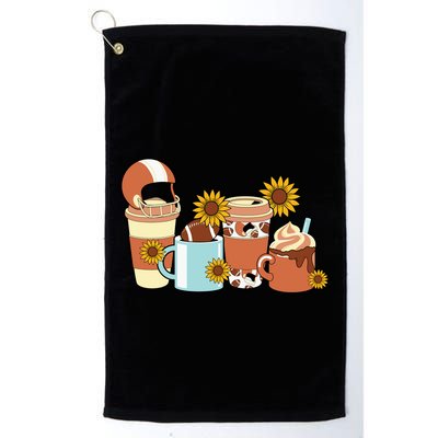 Football Fall Coffee Lover Golf Towel
