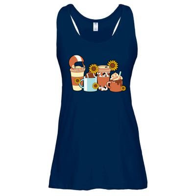 Football Fall Coffee Lover Ladies Essential Flowy Tank