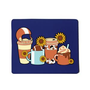 Football Fall Coffee Lover Mousepad