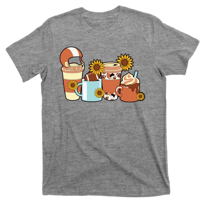 Football Fall Coffee Lover T-Shirt