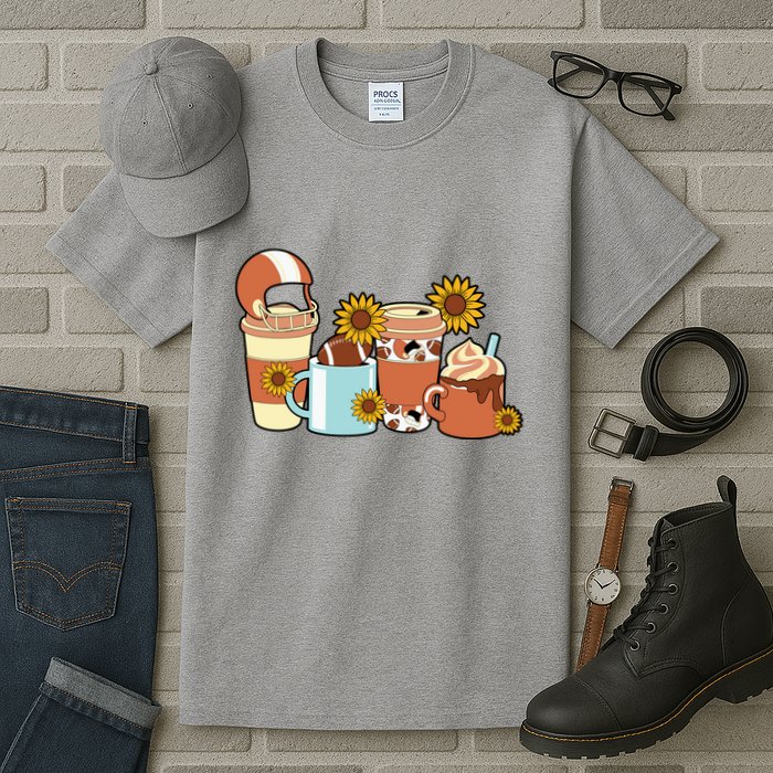 Football Fall Coffee Lover Tall T-Shirt